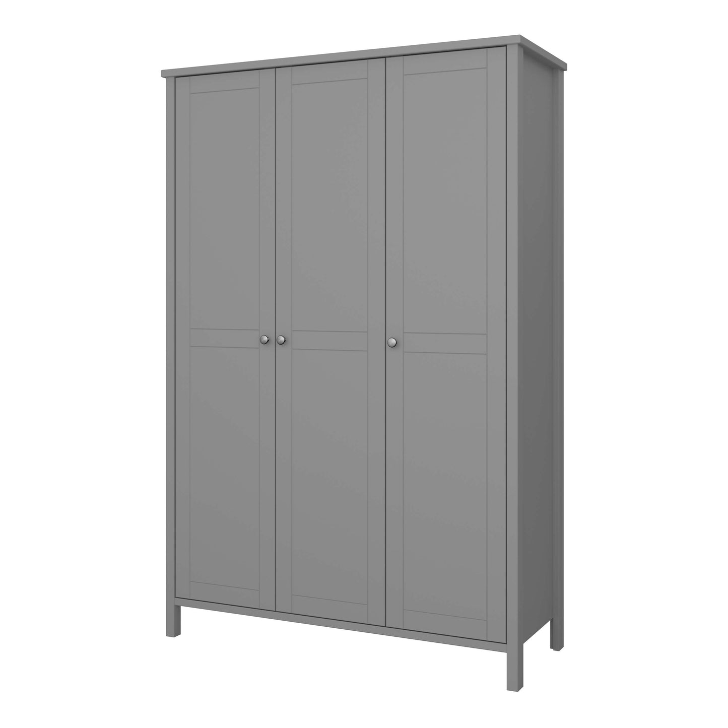 Tromso 3 Door Wardrobe Grey ModelBedroom