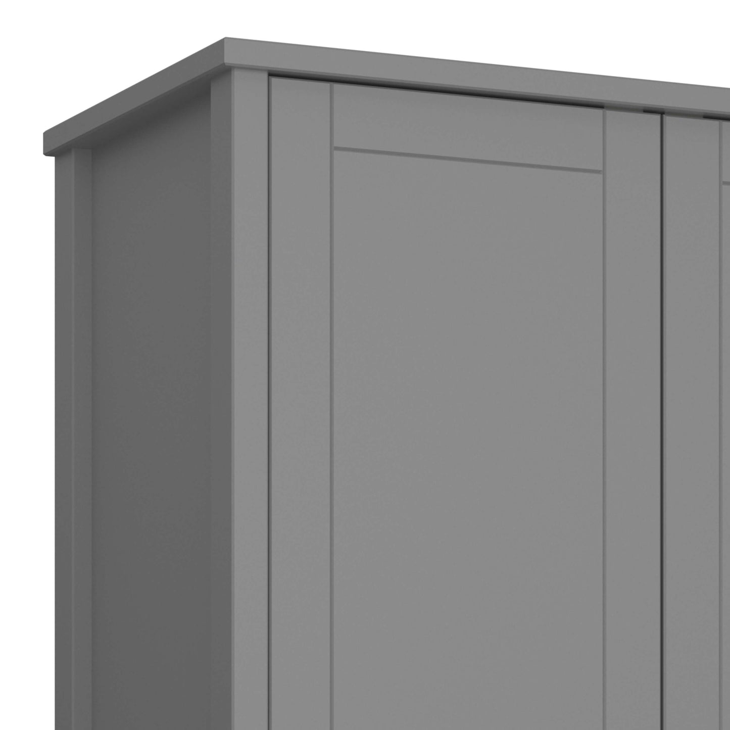 Tromso 3 Door Wardrobe Grey ModelBedroom