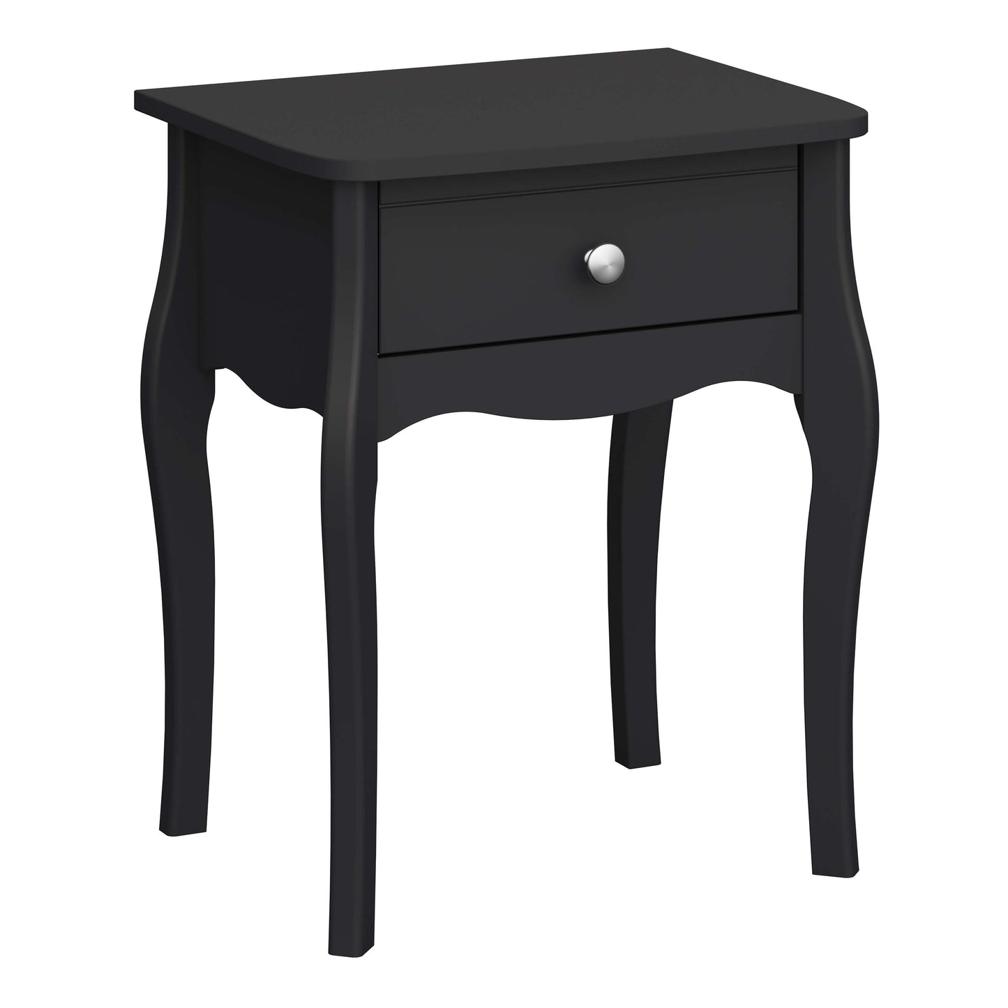 Baroque Nightstand Black - Bedside Table ModelBedroom