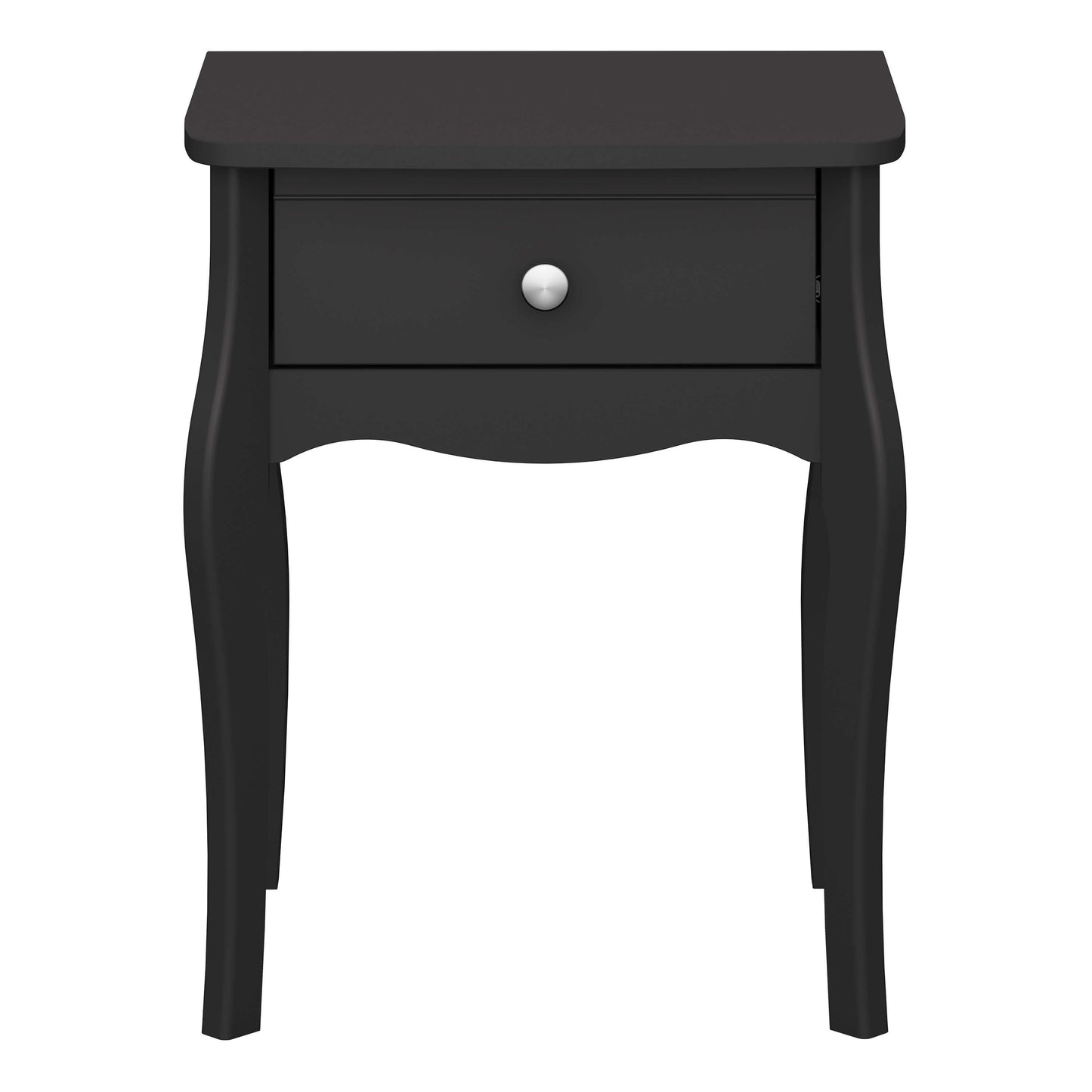 Baroque Nightstand Black - Bedside Table ModelBedroom