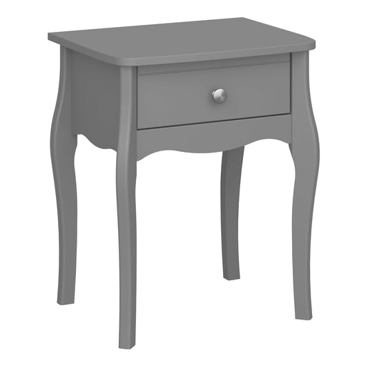 Baroque Nightstand Grey - Bedside Table ModelBedroom