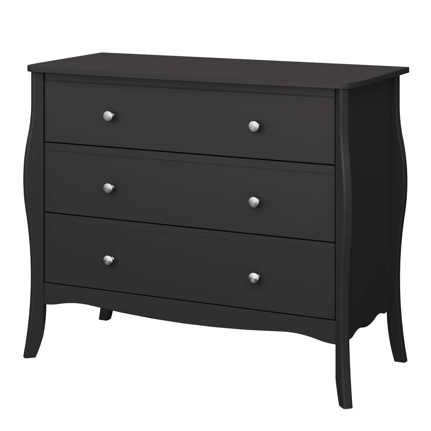 Baroque 3 drawer Wide Chest - 3 Drawer Chest of Drawers ModelBedroom