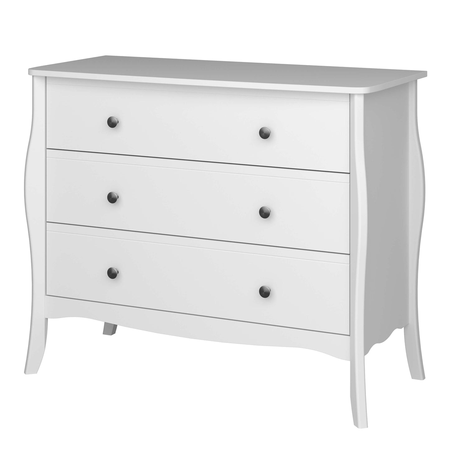 Baroque 3 drawer Wide Chest - 3 Drawer Chest of Drawers ModelBedroom