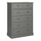 Sandringham 2+4 Chest Grey ModelBedroom