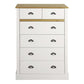 Sandringham 2+4 Chest White & Pine ModelBedroom