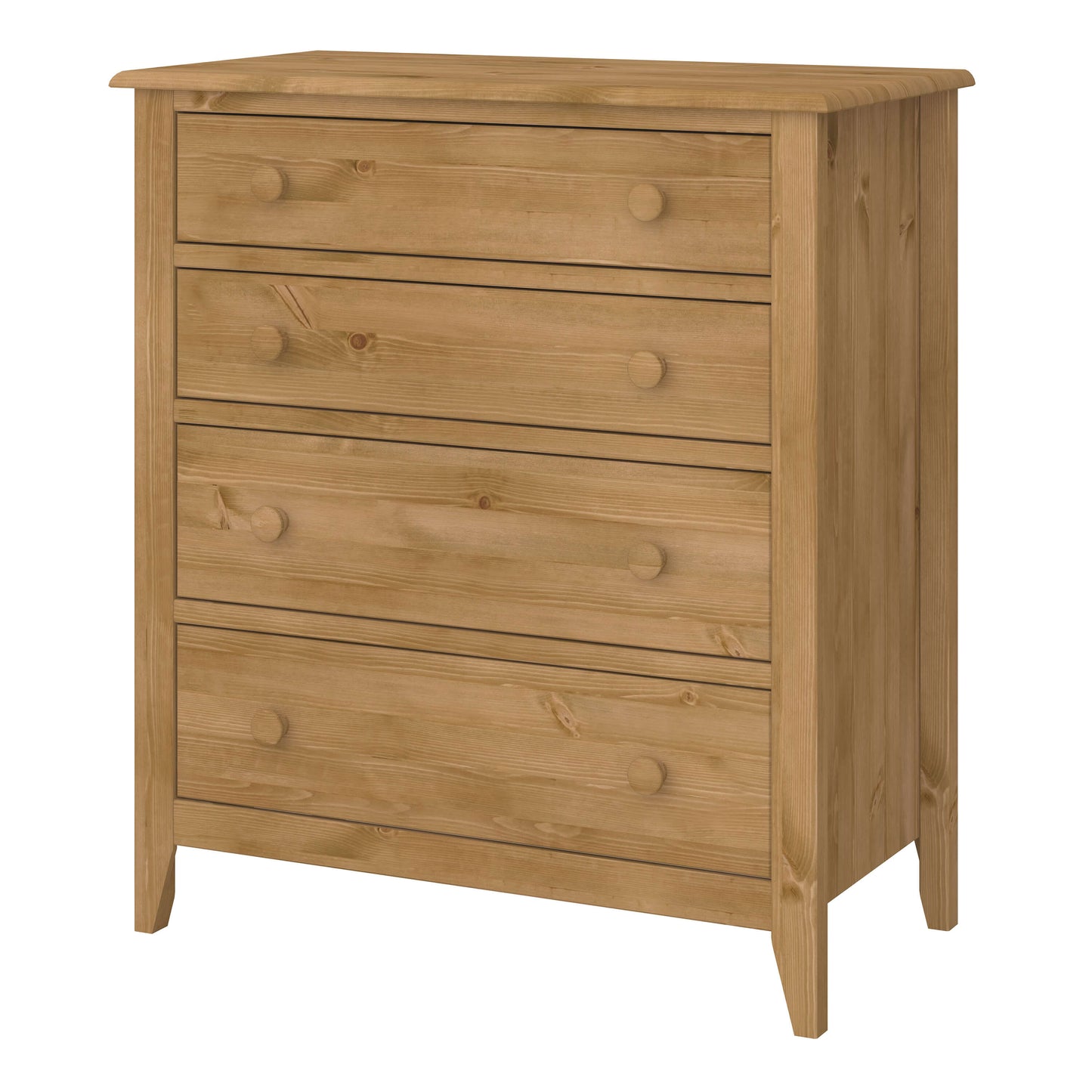 Heston 4 Drawer Chest Pine ModelBedroom