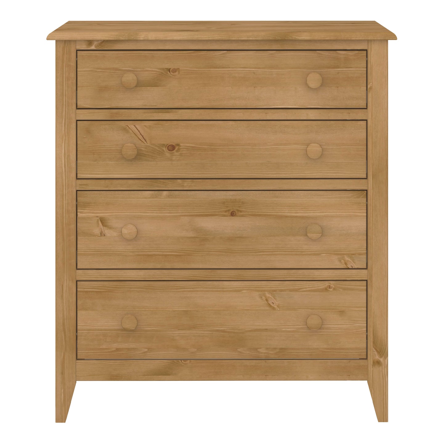 Heston 4 Drawer Chest Pine ModelBedroom