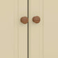 Richmond 2 Door Wardrobe Cream & Pine ModelBedroom