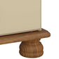 Richmond 3 Drawer Bedside Cream & Pine ModelBedroom