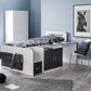 Cookie Cabin Bed - Kids Mid Sleeper With Storage and Desk ModelBedroom