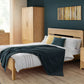 Beautiful Curve Oak Bed - Curve Oak Wooden Bed King Size ModelBedroom