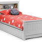Maine Bookcase Bed Dove Grey - Kids Single Bed ModelBedroom