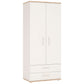 4KIDS 2 door 2 drawer wardrobe with multi-colour handles ModelBedroom