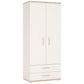 4KIDS 2 door 2 drawer wardrobe with multi-colour handles ModelBedroom