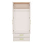 4KIDS 2 door 2 drawer wardrobe with multi-colour handles ModelBedroom