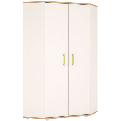 4KIDS Corner wardrobe with multi-colour handles ModelBedroom