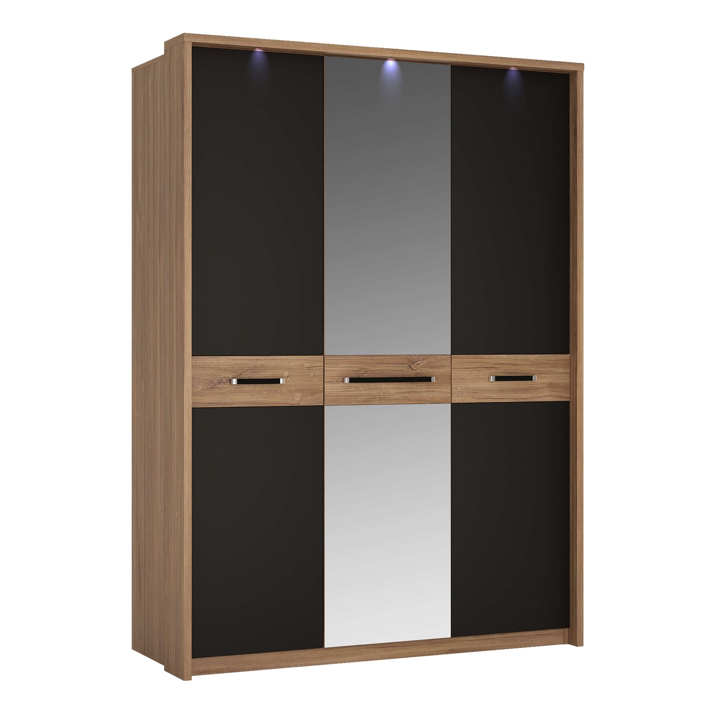 Monaco 3 door wardrobe with mirror door ModelBedroom