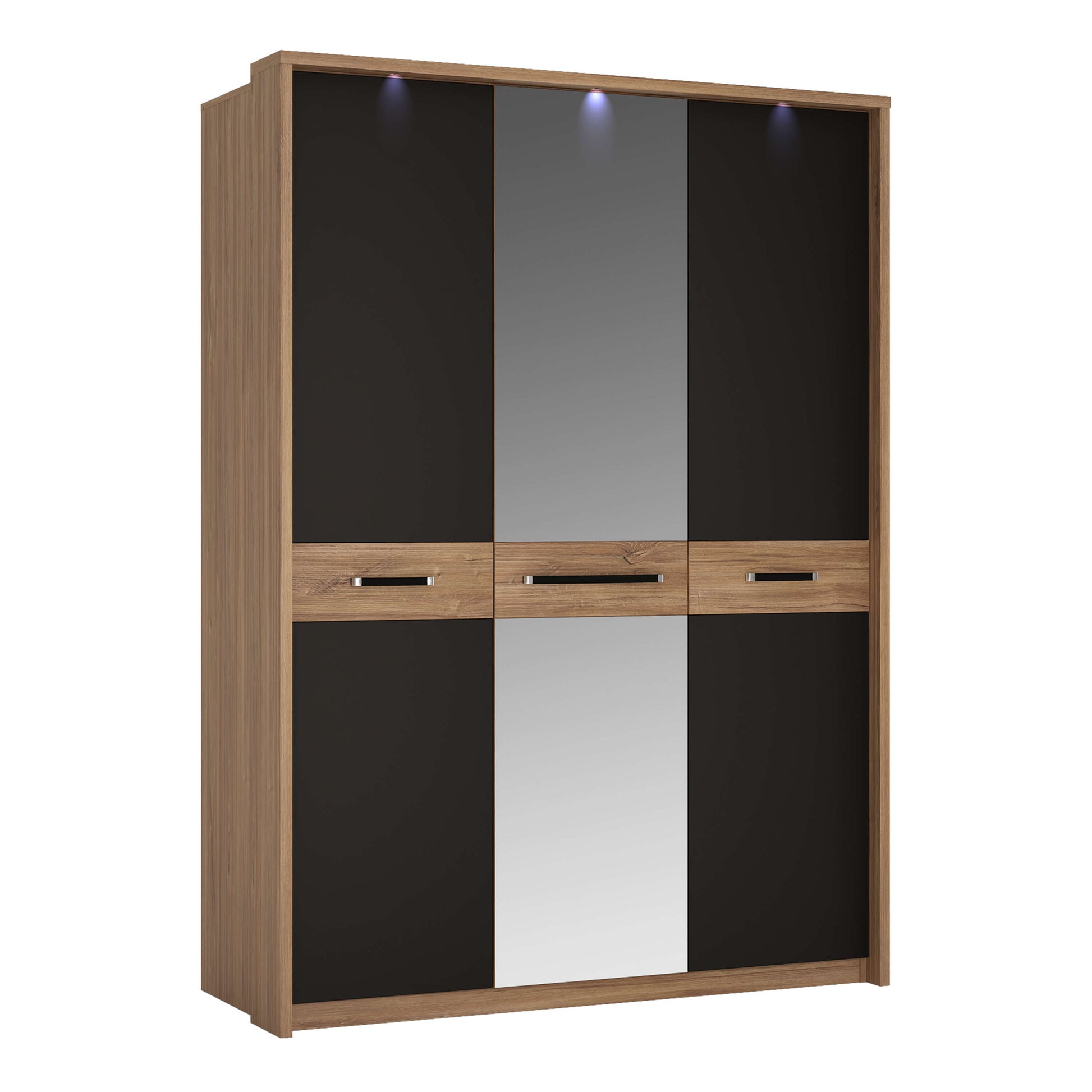 Monaco 3 door wardrobe with mirror door ModelBedroom