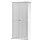 Paris Wardrobe with 2 Doors in White ModelBedroom
