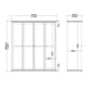 Paris Wardrobe with 4 Doors in White - 4 Door Wardrobe ModelBedroom