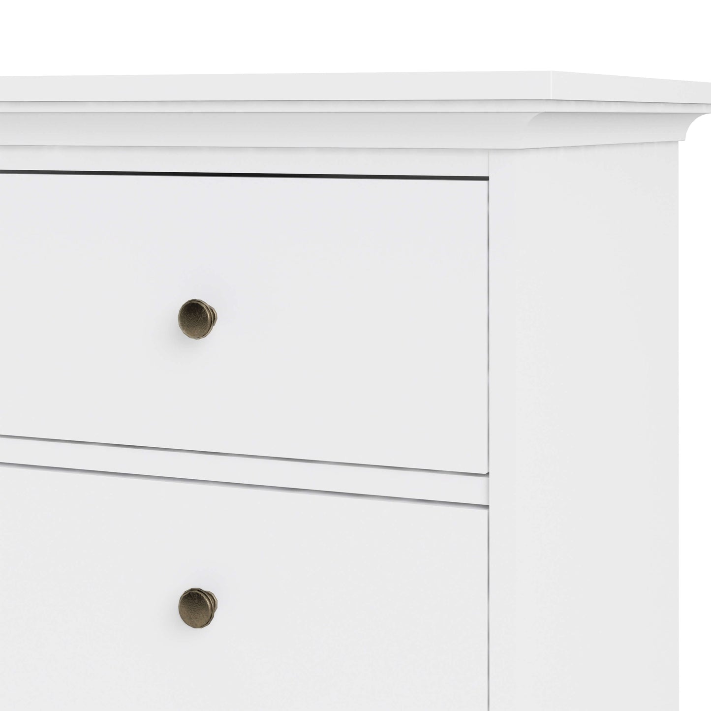 Paris Chest of 4 Drawers in White ModelBedroom