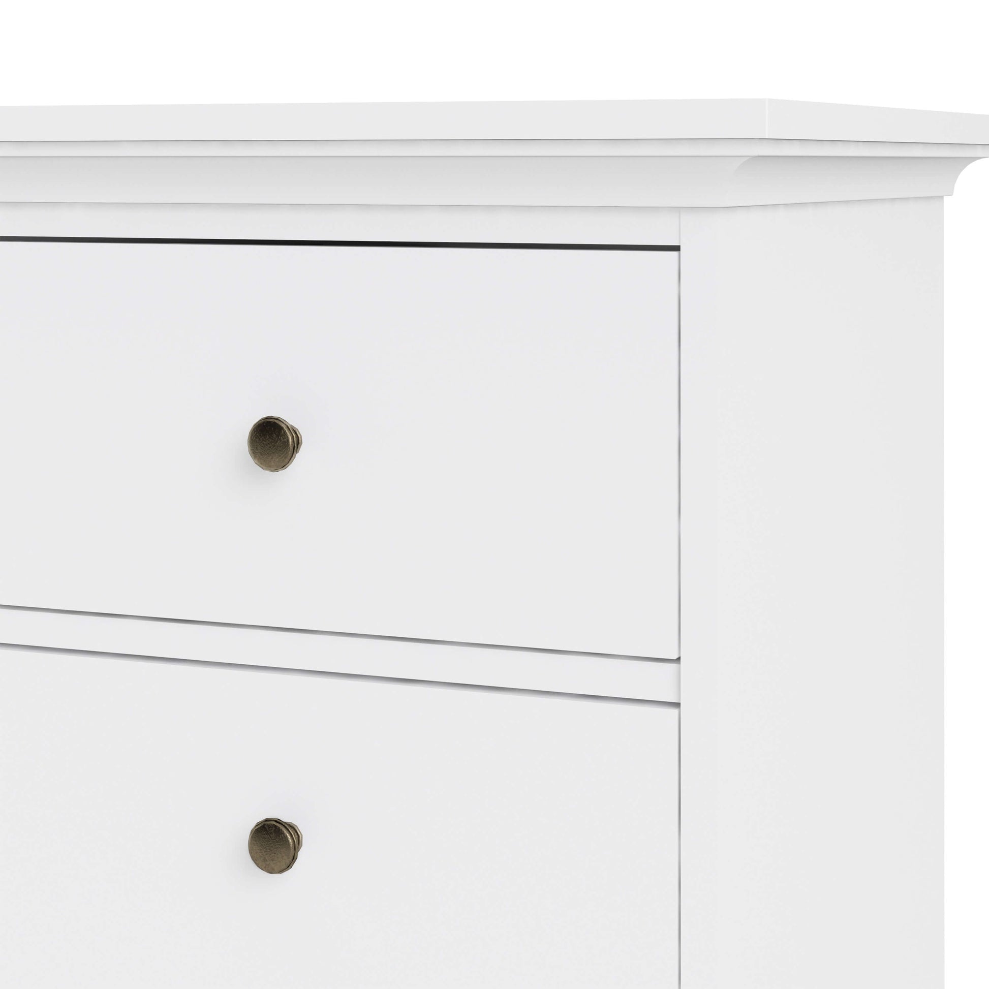 Paris Chest of 4 Drawers in White ModelBedroom