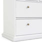 Paris Chest of 4 Drawers in White ModelBedroom