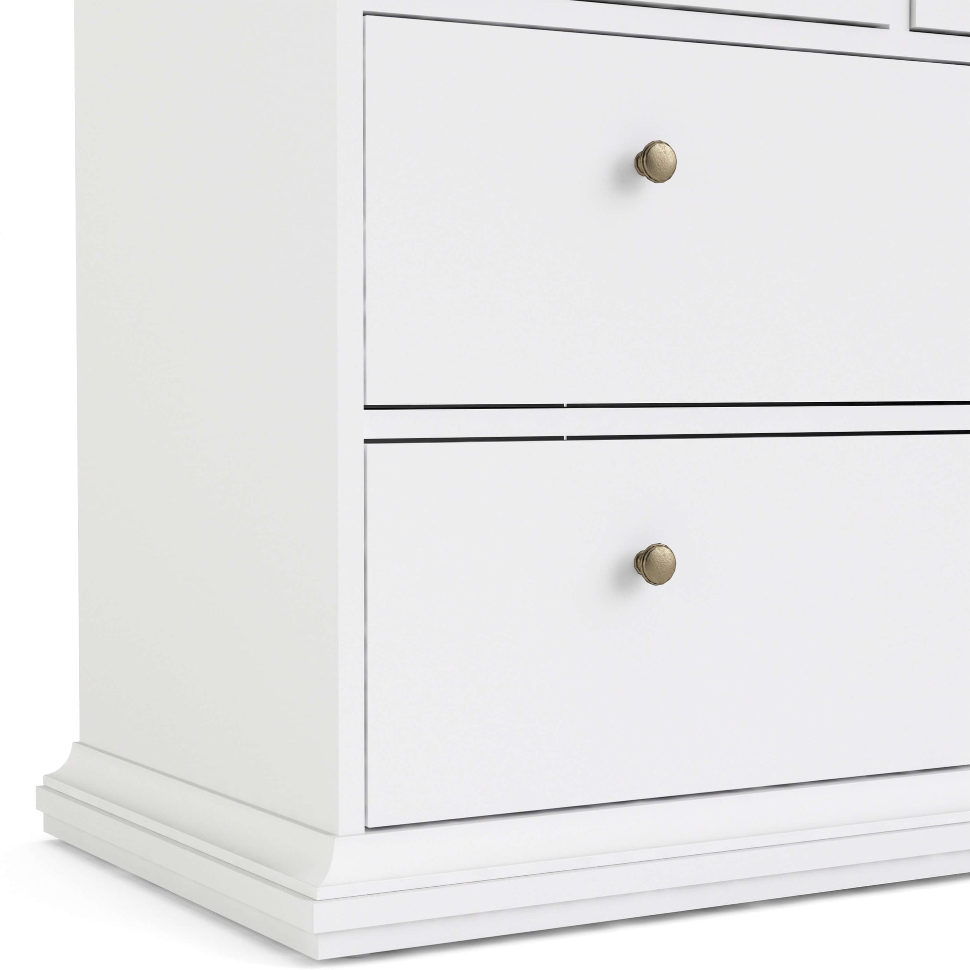 Paris Chest of 4 Drawers in White ModelBedroom