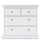 Paris Chest of 4 Drawers in White ModelBedroom