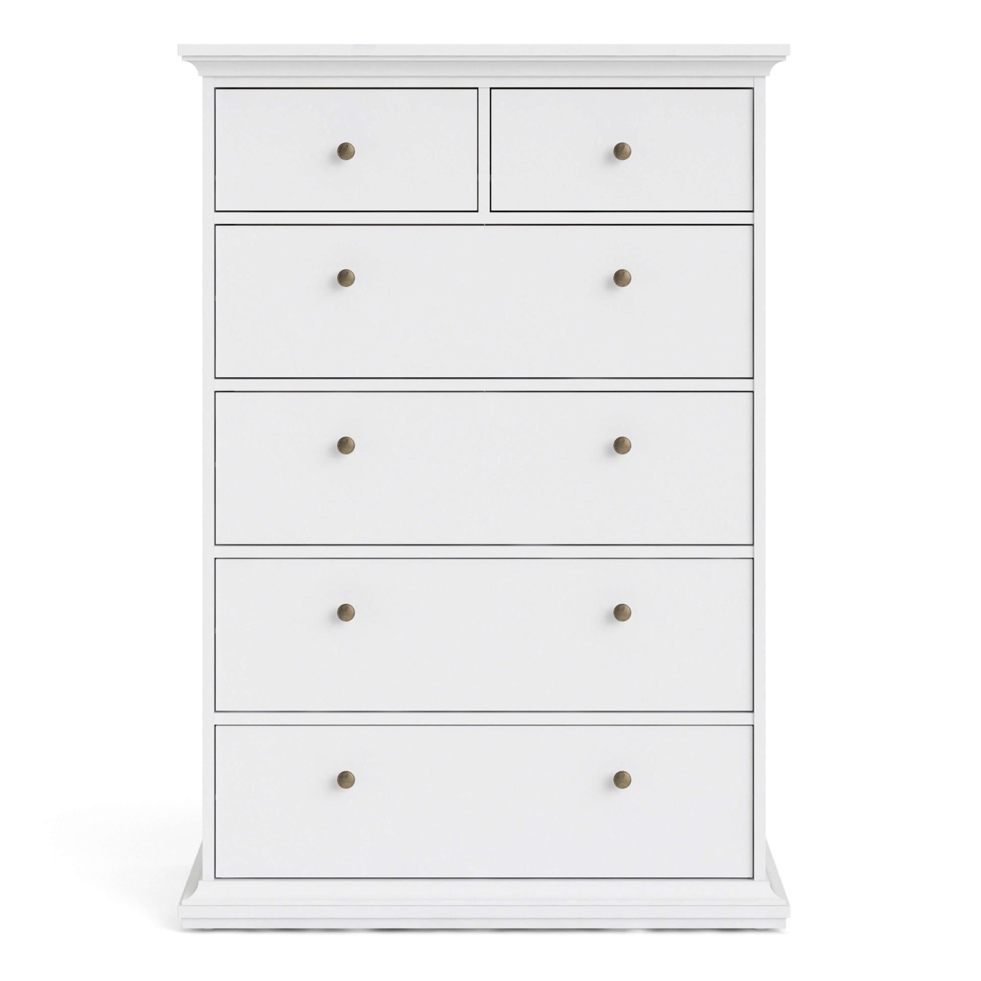 Paris Chest of 6 Drawers in White ModelBedroom