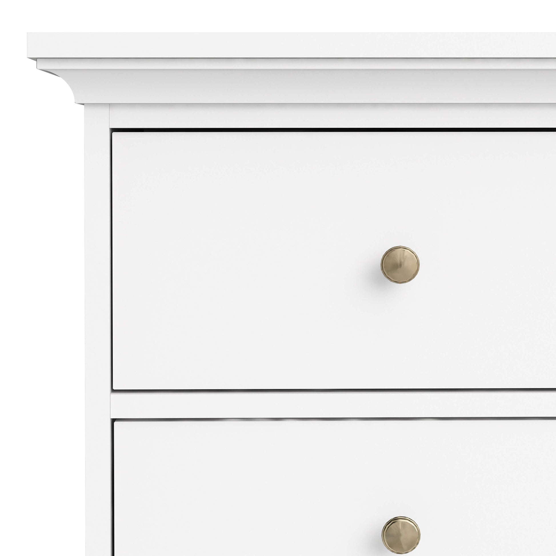 Paris Chest of 8 Drawers in White ModelBedroom