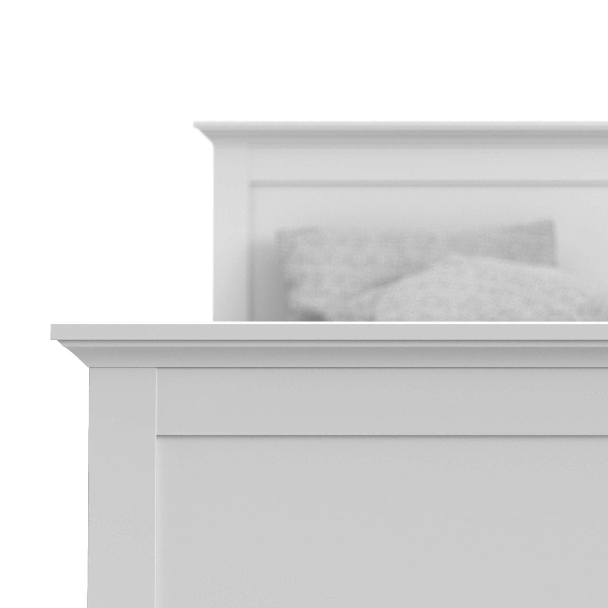 Paris Single Bed (90 x 200) in White ModelBedroom