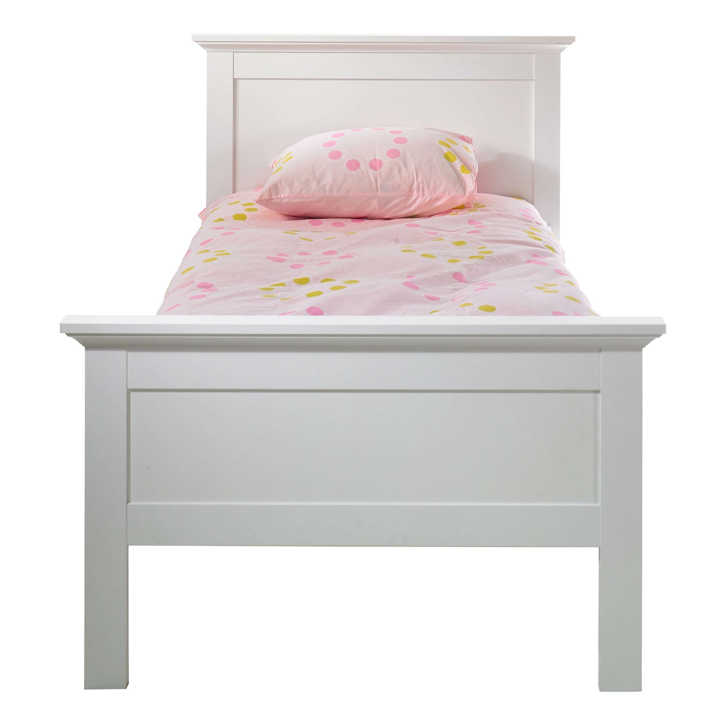 Paris Single Bed (90 x 200) in White ModelBedroom