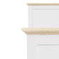 Paris Single Bed (90 x 200) in White and Oak ModelBedroom