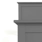 Paris Single Bed (90 x 200) in Matt Grey ModelBedroom