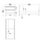 Paris Single Bed (90 x 200) in Matt Grey ModelBedroom