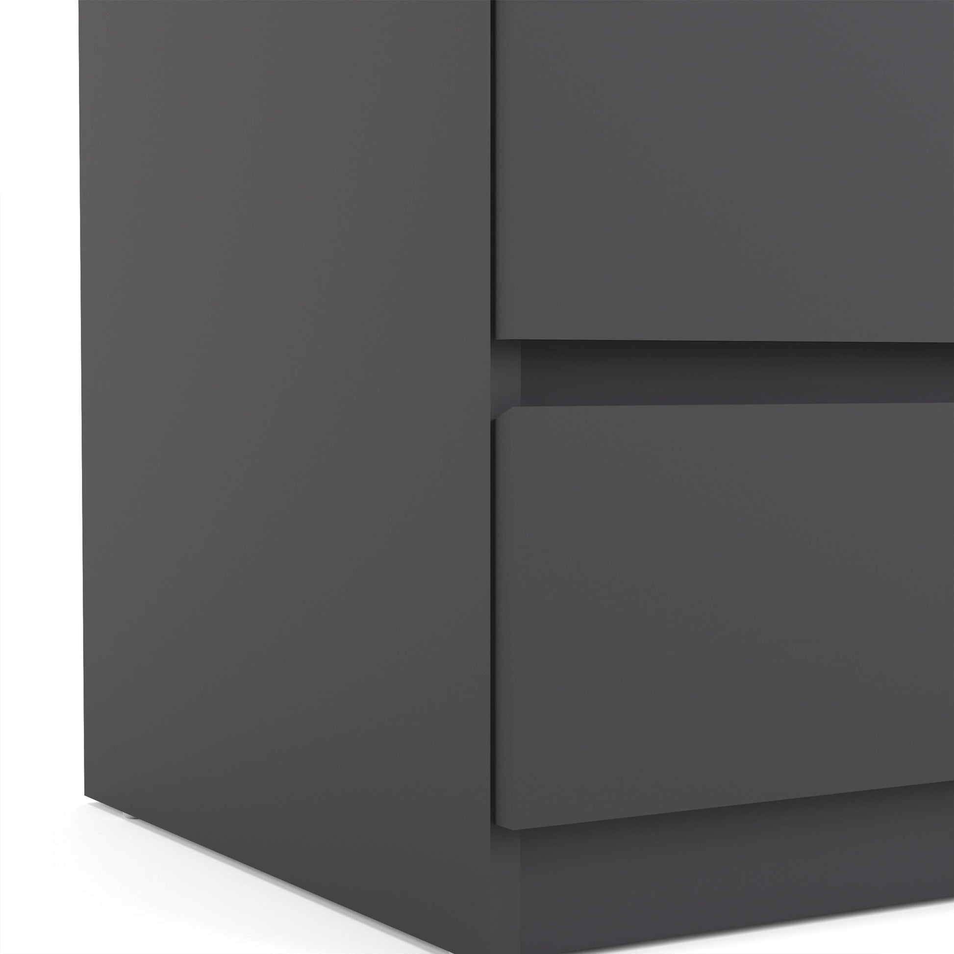 Naia Chest of 3 Drawers in Black Matt - 3 Drawer Chest Black Matt ModelBedroom