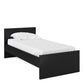 Naia Single Bed 3ft (90 x 190) in Black Matt ModelBedroom
