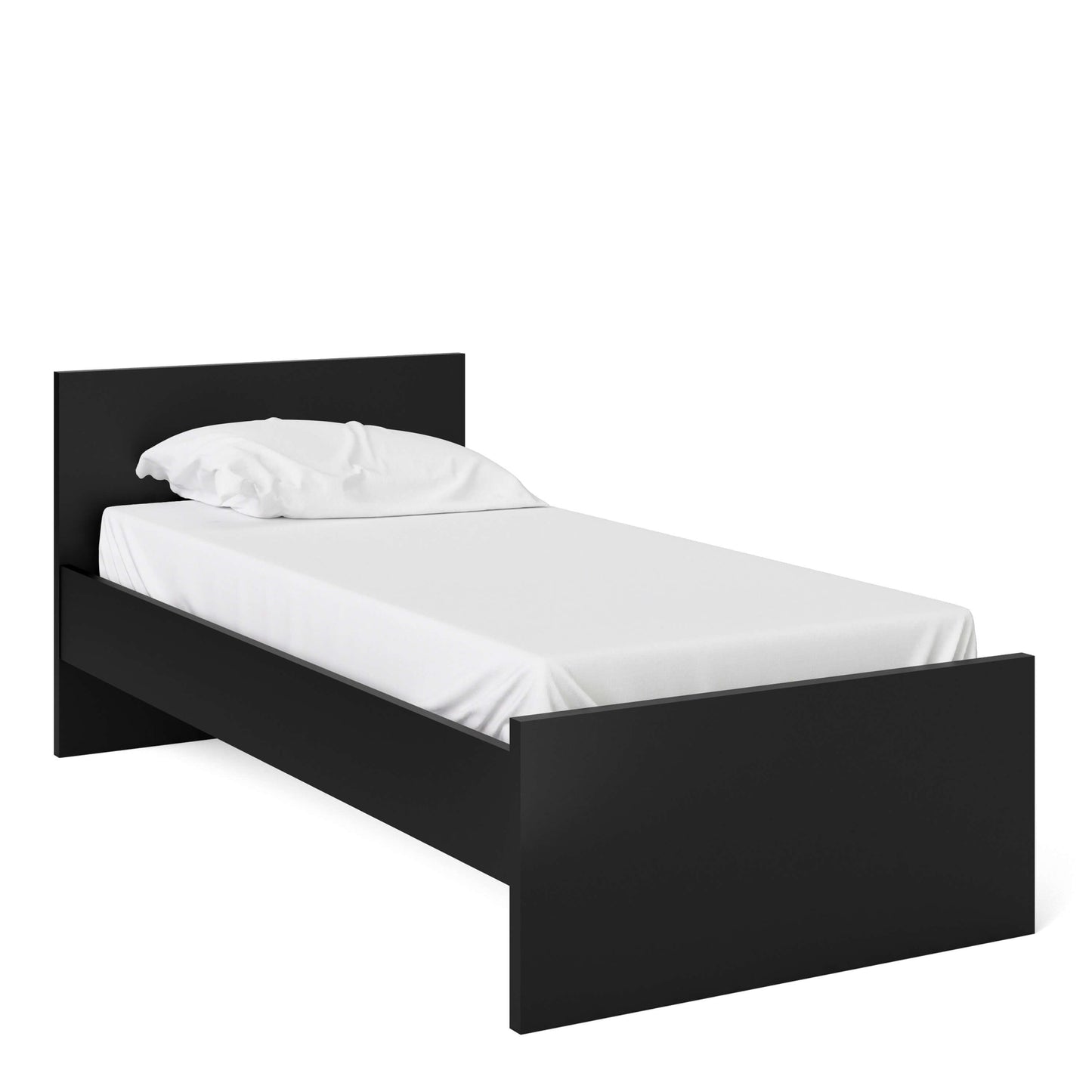 Naia Single Bed 3ft (90 x 190) in Black Matt ModelBedroom