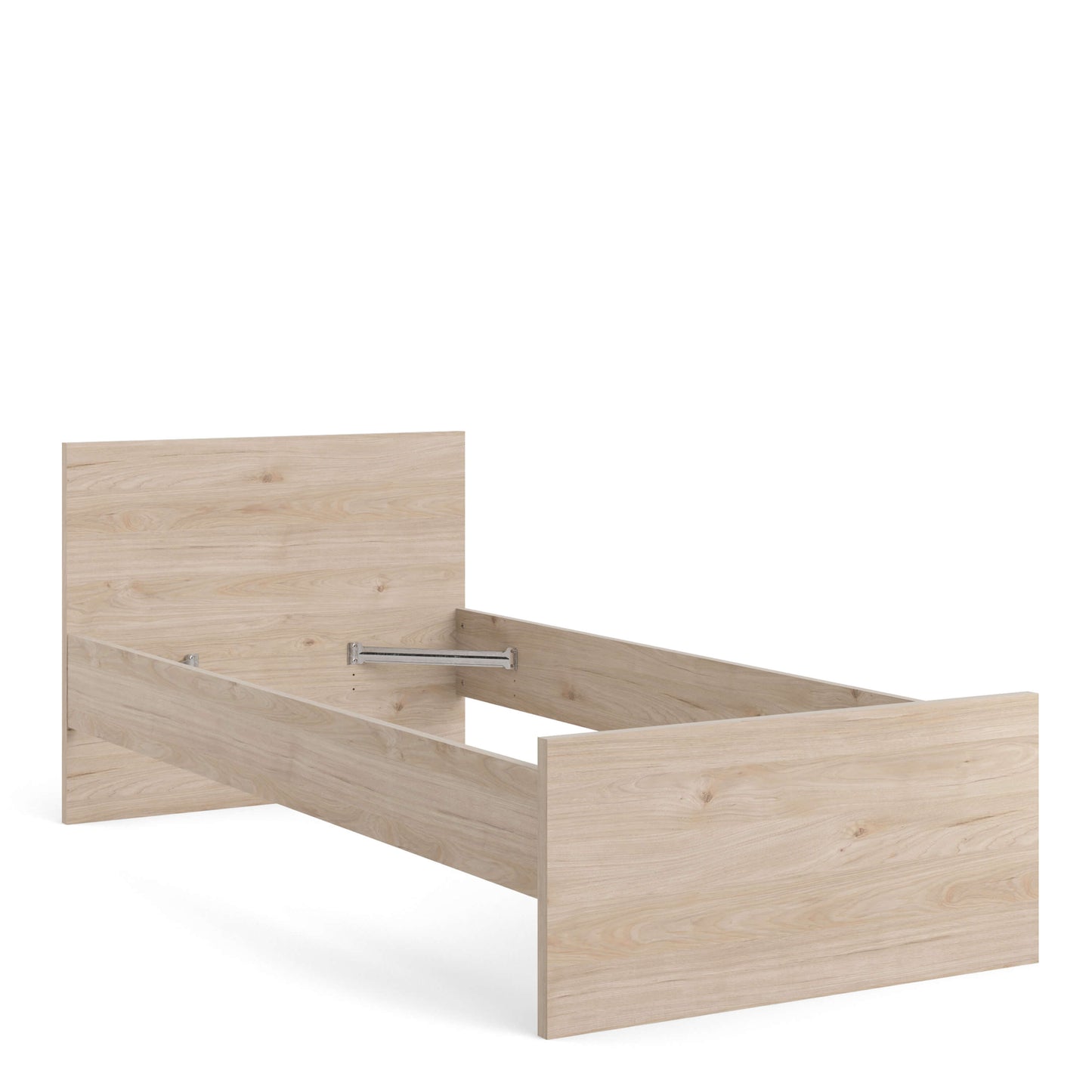Naia Single Bed 3ft (90x190) Jackson Hickory Oak structure ModelBedroom