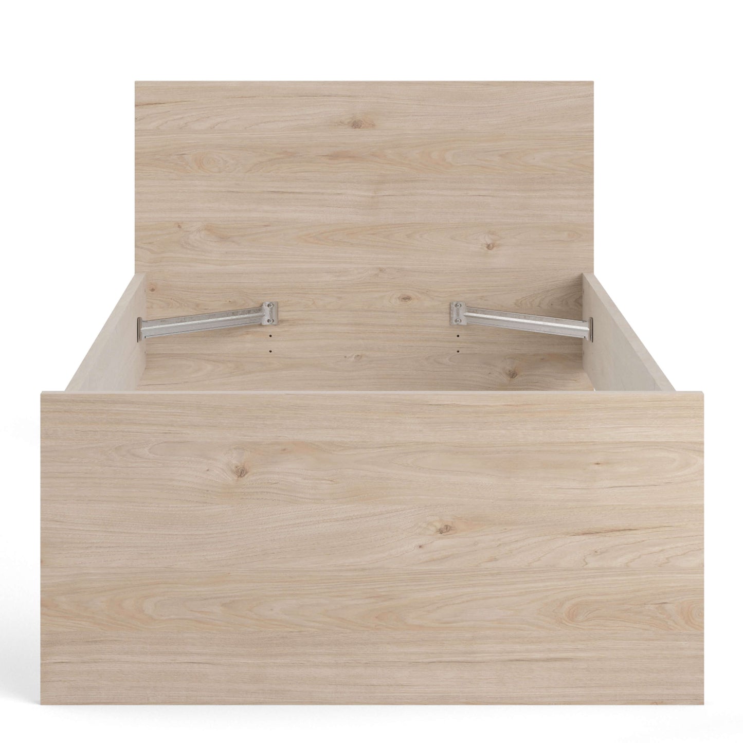 Naia Single Bed 3ft (90x190) Jackson Hickory Oak structure ModelBedroom