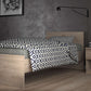 Naia Single Bed 3ft (90x190) Jackson Hickory Oak structure ModelBedroom