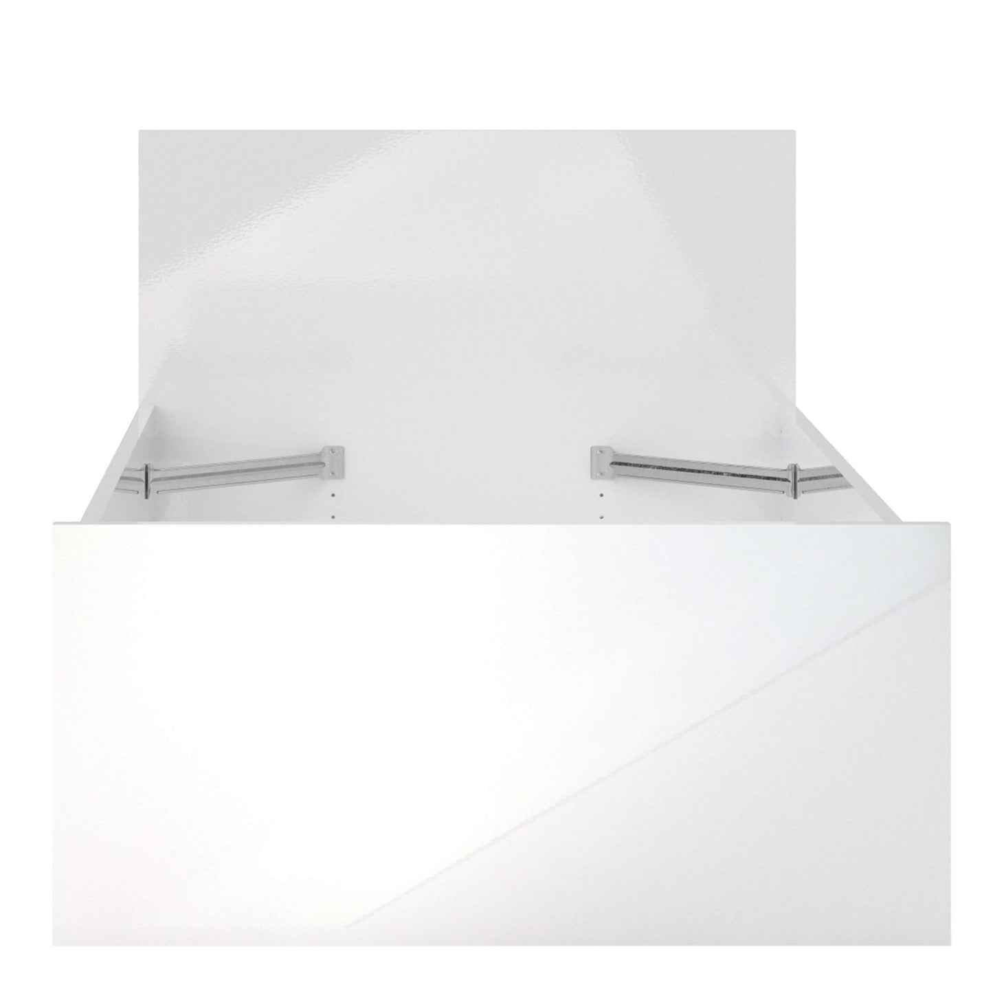 Naia Single Bed 3ft (90 x 190) in White High Gloss ModelBedroom
