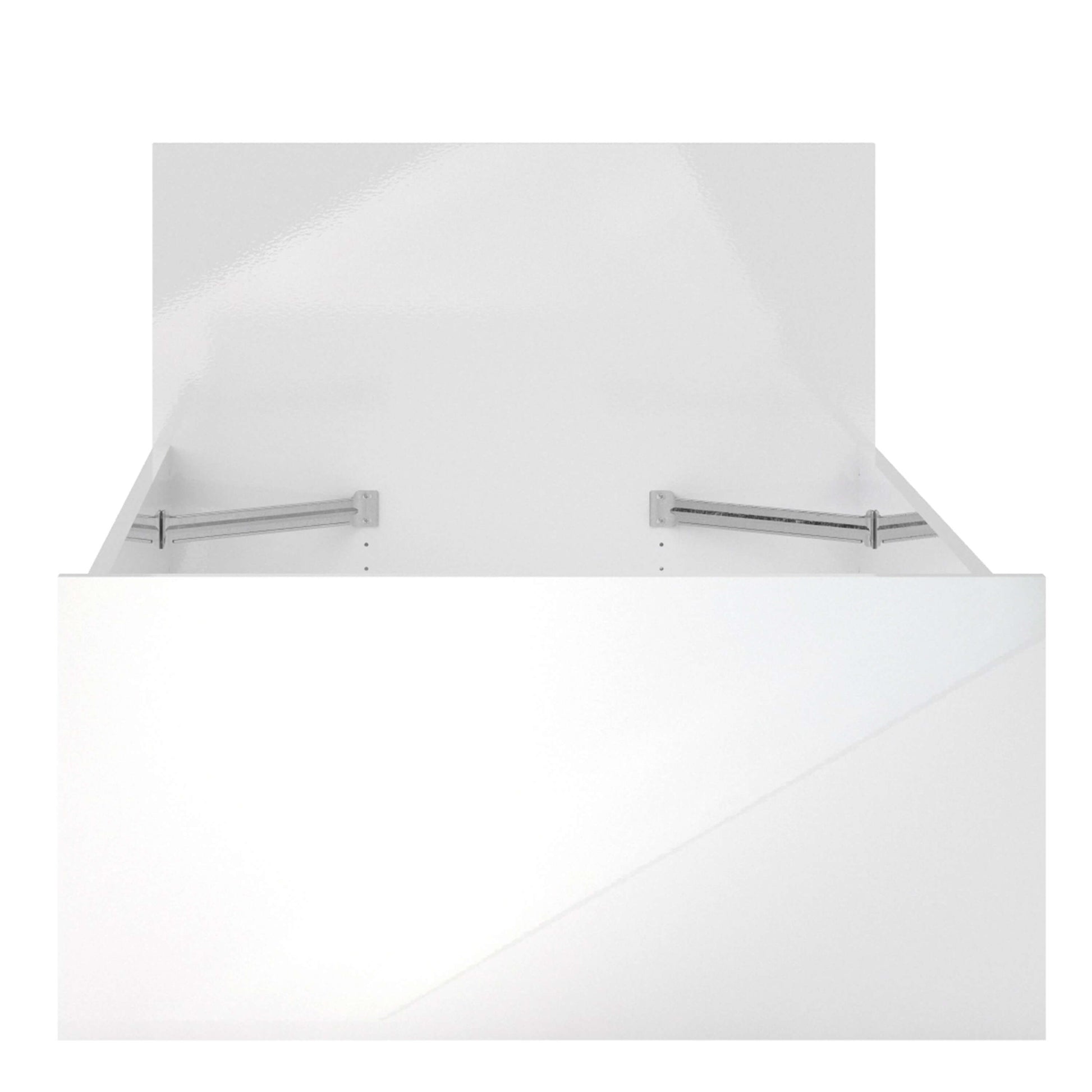 Naia Single Bed 3ft (90 x 190) in White High Gloss ModelBedroom
