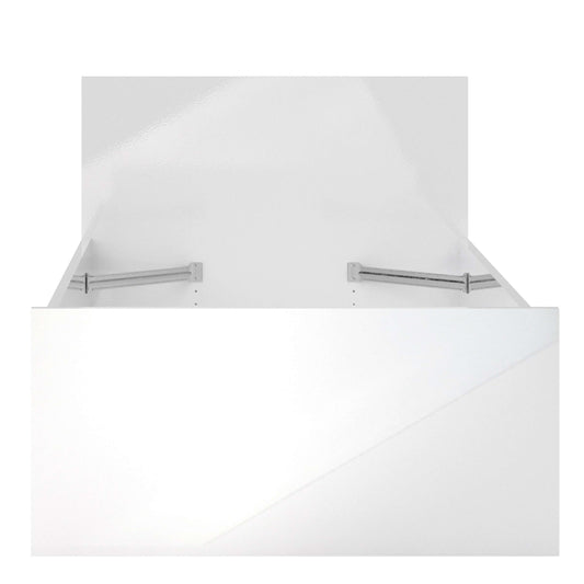 Naia Single Bed 3ft (90 x 190) in White High Gloss ModelBedroom