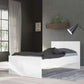 Naia Single Bed 3ft (90 x 190) in White High Gloss ModelBedroom