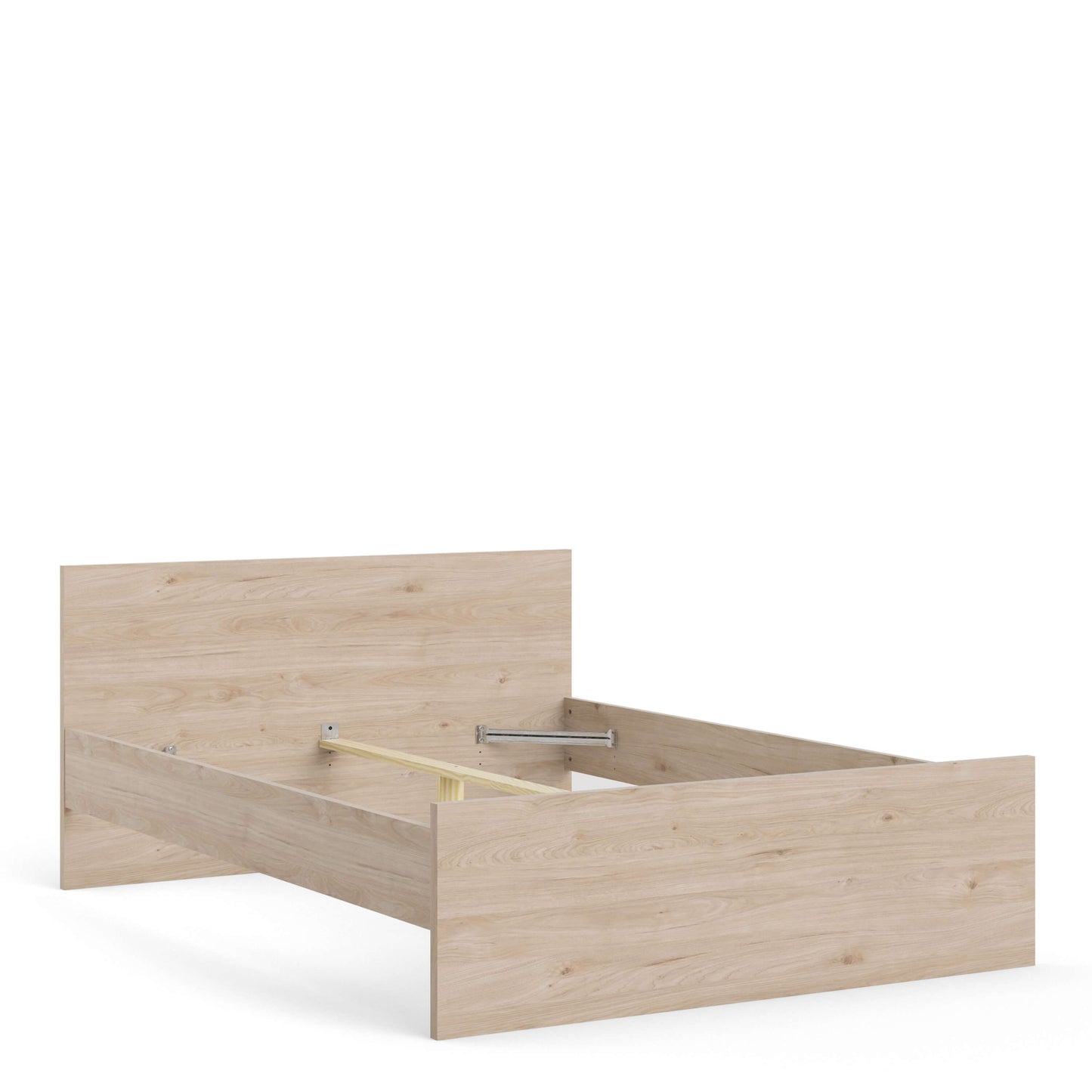 Naia Double Bed 4ft6 (140x190) Jackson Hickory Oak structure ModelBedroom