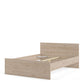 Naia Double Bed 4ft6 (140x190) Jackson Hickory Oak structure ModelBedroom