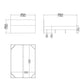 Naia Double Bed 4ft6 (140x190) Jackson Hickory Oak structure ModelBedroom
