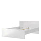 Naia Double Bed 4ft6 (140 x 190) in White High Gloss ModelBedroom